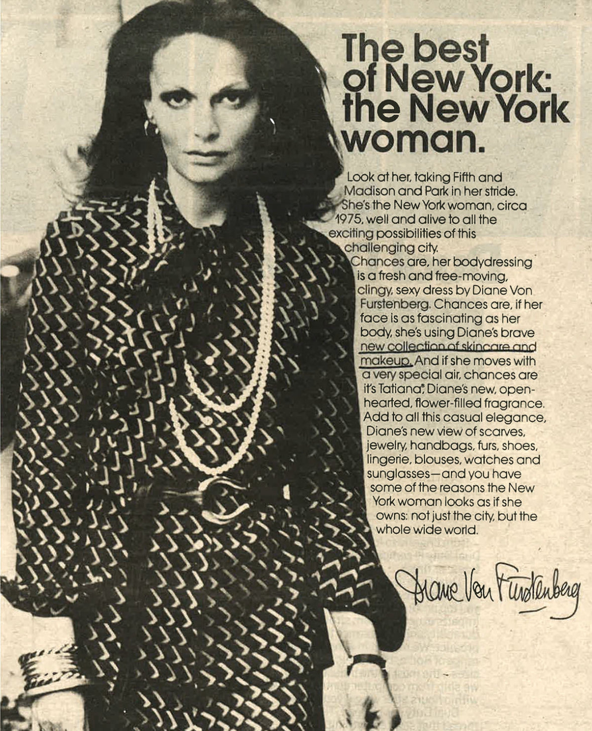 Woman before fashion