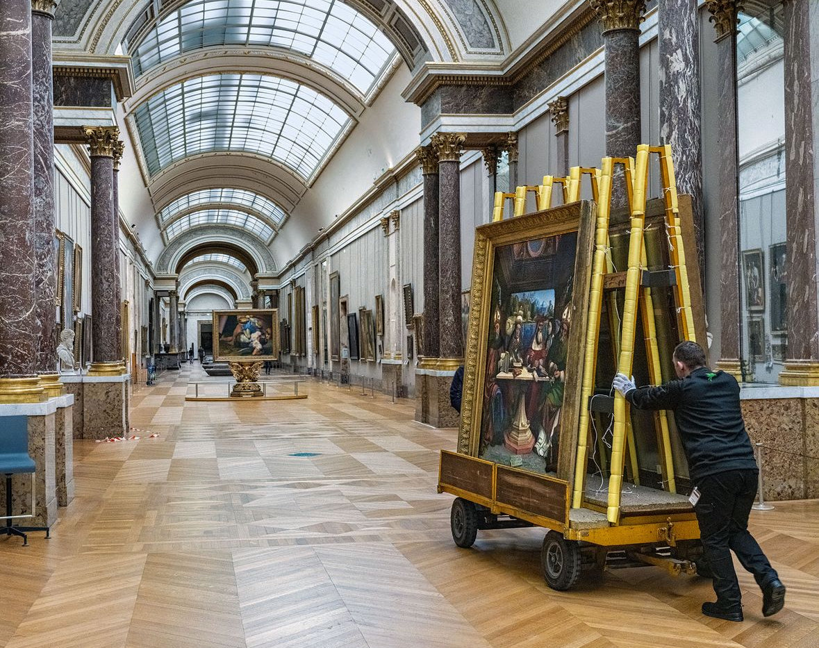 At the Louvre