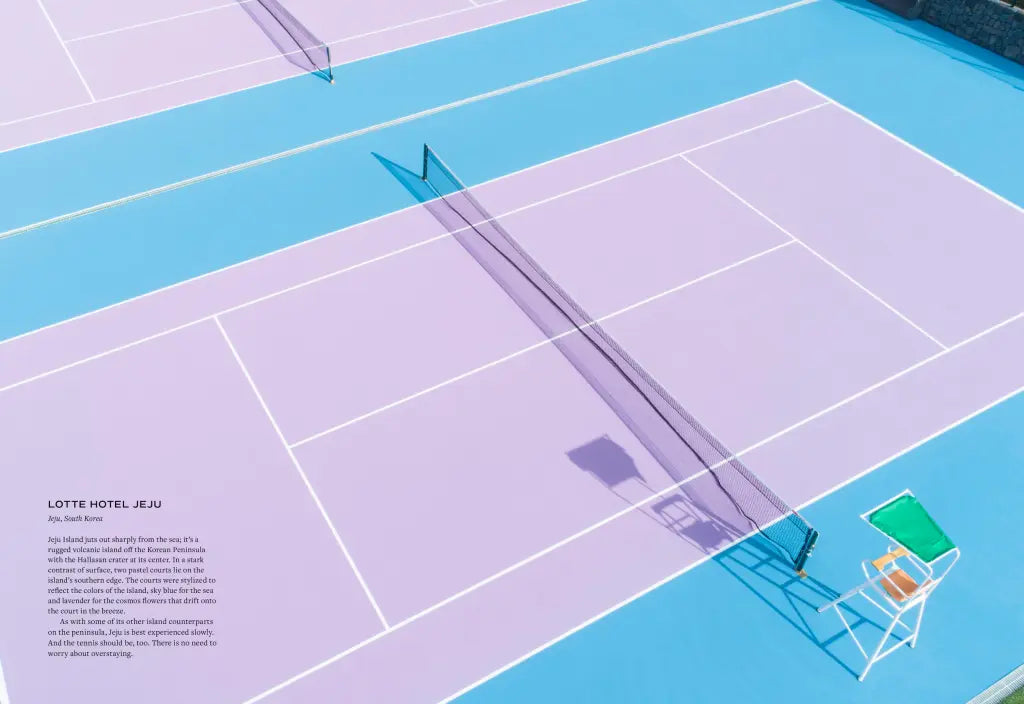 The tennis court