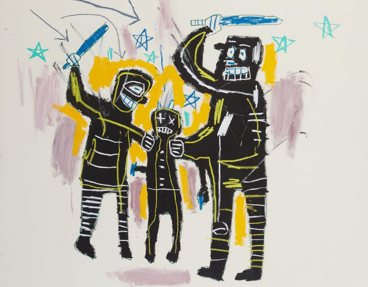 Jean Michel Basquiat King Pleasure