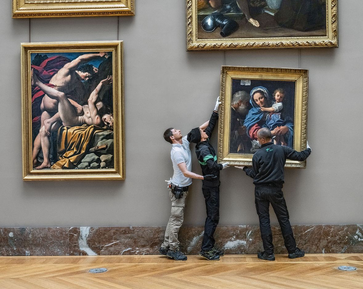 At the Louvre
