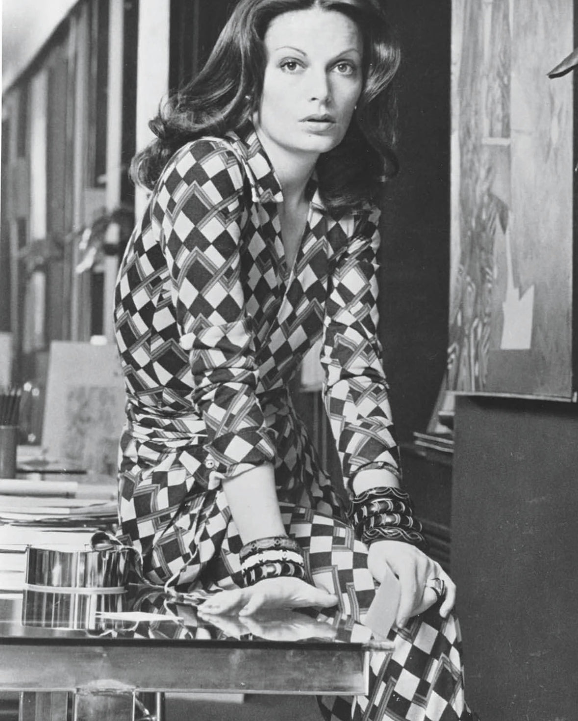 Woman before fashion