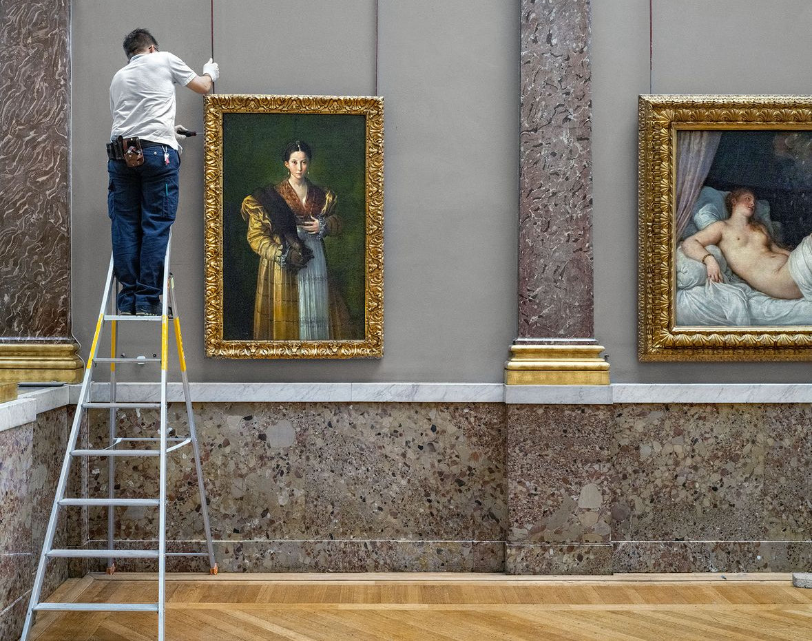 At the Louvre